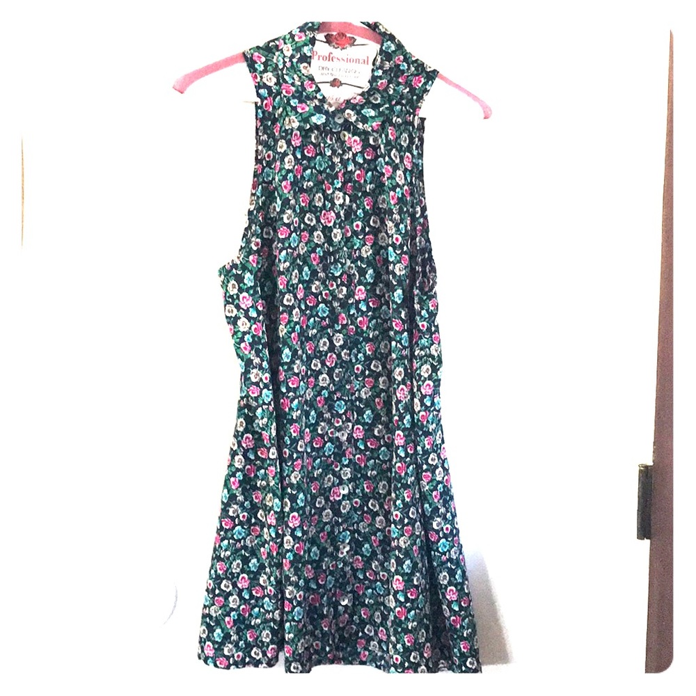 Floral Collared Dress